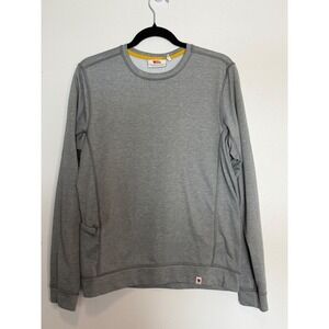 Fjallraven Men's Grey High Coast Lite Sweater Technical Pullover Sz S